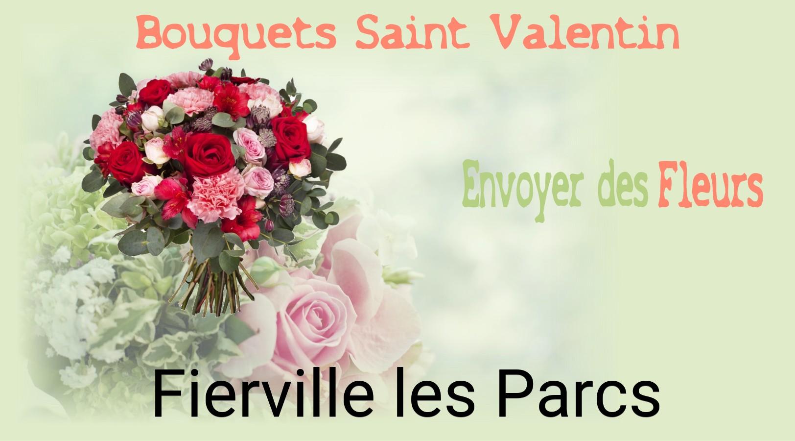 Roses de Saint-Valentin livrées à Fierville-les-Parcs